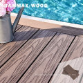 Home Garden Plastic Decking Pool Terrace WPC Flooring Wood Plastic Composite Decking Waterproof Teak Outdoor Decking Composite Deck Board